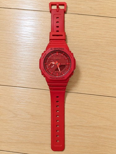 Casio shock 2100 red - casio, ga-2100