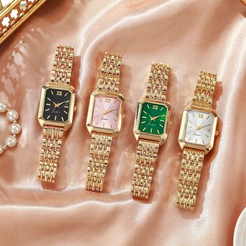 Women quartz watch rectangle - women's,