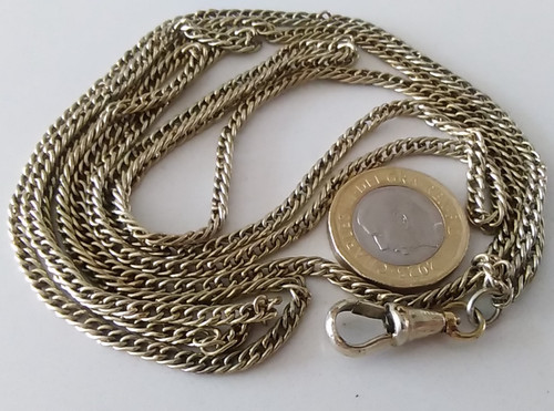 Antique watch chain guard - watch,